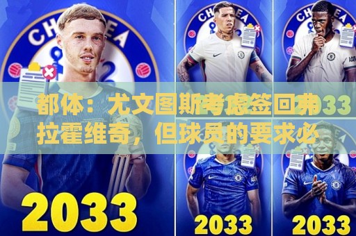 都体:尤文图斯考虑签回弗拉霍维奇,但球员的要求必须有明显下调 都体:尤文图斯考虑签回弗拉霍维奇,但球员的要求必须有明显下调
