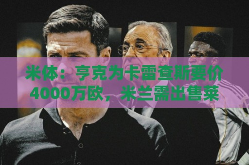 米体:亨克为卡雷查斯要价4000万欧,米兰需出售莱奥筹集引援资金 米体:亨克为卡雷查斯要价4000万欧,米兰需出售莱奥筹集引援资金