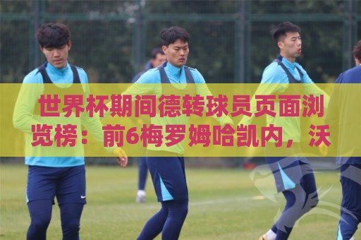 世界杯期间德转球员页面浏览榜:前6梅罗姆哈凯内,沃齐尼亚第8 世界杯期间德转球员页面浏览榜:前6梅罗姆哈凯内,沃齐尼亚第8