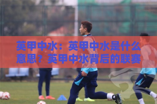 英甲中水：英甲中水是什么意思？英甲中水背后的联赛生态与数据逻辑【英甲中水】🌴今晚靠谱最火买球网中文解说直播指南蓝光低水无需注册