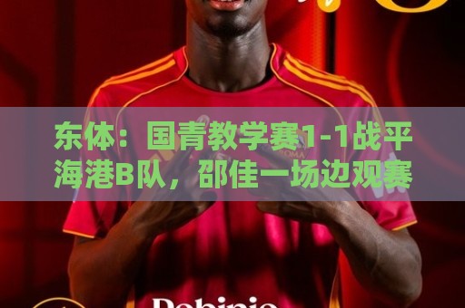 东体:国青教学赛1-1战平海港B队,邵佳一场边观赛 东体:国青教学赛1-1战平海港B队,邵佳一场边观赛